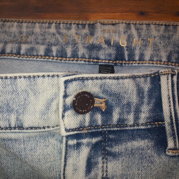 WHBM High-Rise Sculpt Straight Crop Jeans size 12 - Picture 5 of 6